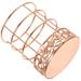 Rose Gold Pen Holder Desk Bucket Makeup Brush Canister Cosmetic Organizer Office Supplies Organizers