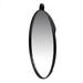Circle Mirror Black Mirror Rear View Barber Mirror Gifts for Ladies Makeup Vanity Mirror Round Mirror