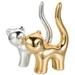 2 Pcs Cat Ring Holder Wedding Jewelry Organizer Rings Display Shelves Tray Animal Makeup Ladies