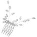 Small Side Comb Bridal Hair Accessories Little Plum Blossom Bride Zinc Alloy Rhinestones