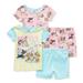 Nickelodeon Girls Toddler Paw Patrol Four-Piece Cotton Pajama Short Set (2T)