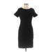 Maeve Casual Dress - Sheath: Black Solid Dresses - Women's Size 6 Petite