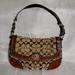 Coach Bags | Coach Handbag Hand Held With Strap, Brown And Tan Color In Good Condition. | Color: Brown/Tan | Size: Os