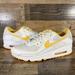 Nike Shoes | Air Max 90 Laser Orange Size 9 Mens Nike Yellow White 2021 Dh0276-100 Ships Fast | Color: White/Yellow | Size: 9