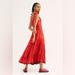 Free People Dresses | Free People Floral Kika Dress | Color: Orange/Red | Size: Xs