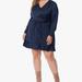 Jessica Simpson Dresses | Nwt 3x Jessica Simpson Women's Plus Size Shiloh Tie-Waist Shirtdress Navy | Color: Blue | Size: 3x