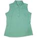 Adidas Tops | Adidas Women's Climalite Sleeveless Polo Size M Golf | Color: Green | Size: M