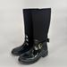 Kate Spade Shoes | Kate Spade Black Belted Tall Rain Boots With Black Bow Size 6 | Color: Black | Size: 6