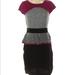 Anthropologie Dresses | Anthropologie Sparrow Peplum Sweater Dress Size S | Color: Black/Pink | Size: S