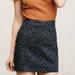 Free People Skirts | Free People Navy And Forest Green Snakeskin Denim Mini Skirt Medium 8 | Color: Blue/Green | Size: 8
