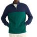 J. Crew Shirts | J Crew Quilted 1/4 Zip Pullover Sweatshirt Men Medium Blue Green Pockets | Color: Blue/Green | Size: M