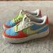 Nike Shoes | Hemp Air Force 1 Multi Color | Color: Green | Size: 3.5bb