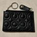 Coach Accessories | Coach Women's Leather Wallet Small Id Card Black Nwot | Color: Black | Size: Os