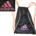 Adidas Bags | Adidas Black Neon Drawstring Cinch Bag | Color: Black/Orange | Size: Os