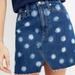 Madewell Skirts | Madewell Denim Skirt Jean Polka Dot Jean Skirt Size 30 | Color: Blue/White | Size: 10