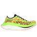 Skechers Men's GO RUN Alpha Tempo Sneaker | Size 11.0 | Green/Orange | Textile | Vegan | Arch Fit | Hyper Burst