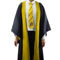 Cinereplicas Harry Potter Robe - Authentic Official Tailored Wizard Robes Cloak - Adults and Kids Size - Black & Yellow - XL