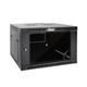 Tecmojo 6U Wall Mount Server Cabinet,450mm Depth Professional Network Rack&Cabinet,Fully Assembled Network Cabinet,Wall Mount Server Rack for 19 inch Computer/AV/Data/IT Equipment,Glass Door.