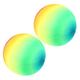 ibasenice 2pcs Rainbow Playground Ball Flapping Kickball Rainbow Color Ball Handball for Beach Rainbow Sports Ball Bounce Play Ball Playing Ball Soft Ball Child Basketball Pvc