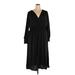 City Chic Casual Dress - High/Low V-Neck Long sleeves: Black Dresses - New - Women's Size 20 Plus