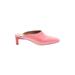 ATP All Tomorrow's Parties Atelier Mule/Clog: Pink Print Shoes - Women's Size 38 - Almond Toe