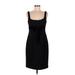 Nanette Lepore Cocktail Dress - Party Scoop Neck Sleeveless: Black Print Dresses - Women's Size 8