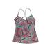 Croft & Barrow Swimsuit Top Pink Batik Swimwear - Women's Size 6