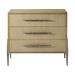 Theodore Alexander Essence 3 - Drawer Nightstand Wood in Brown | 31.5 H x 34 W x 19 D in | Wayfair TA60106.C359