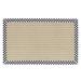 White 60 x 36 x 0.3 in Area Rug - MacKenzie-Childs Courtly Check® Sisal Wool Herringbone Rug Wool | 60 H x 36 W x 0.3 D in | Wayfair 348-04141