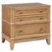 Alcott Hill® Brittinay 3 - Drawer Solid Wood Nightstand in Wood in Brown | 27.3 H x 27.3 W x 17.3 D in | Wayfair BF3A939894794CF983FA97A8ECCCE3C8