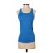 Nike Active Tank Top: Blue Activewear - Women's Size X-Small