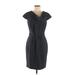 Calvin Klein Casual Dress - Sheath: Gray Dresses - Women's Size 8