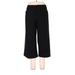 Nine West Dress Pants - High Rise Wide Leg Cropped: Black Bottoms - Women's Size 16