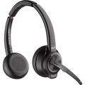 POLY Savi 8220 Casque Avec fil &sans Arceau Bureau/Centre d'appels Bluetooth Noir