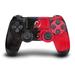 Head Case Designs Officially Licensed NHL New Jersey Devils Half Distressed Vinyl Sticker Skin Decal Cover Compatible with Sony DualShock 4 Controller