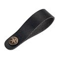 Bass Guitar Watch Straps Black Leather Ukulele Shoulder Pearlescent