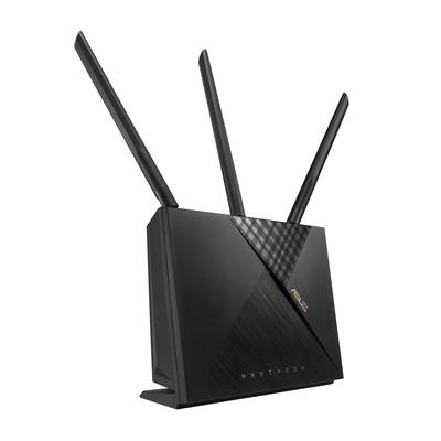 ASUS WLAN-Router "Router Asus WiFi 6 4G-AX56 AX1800" Router schwarz WLAN-Router