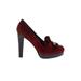 Stuart Weitzman Heels: Burgundy Shoes - Women's Size 9