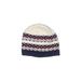 Hanna Andersson Beanie Hat: Ivory Fair Isle Accessories - Kids Girl's Size Small