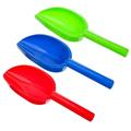 3Pcs Sand Shovels for Kids Colorful Toy Scoops Plastic Beach Sand Shovels Kid-Sized Sand Shovels