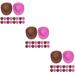 Doll Hat Cake Decoration 120 Pcs Delicate Assorted Plastic Toys Hats Cowgirl Party Accessories Mini