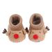 Calsunbaby Infant Baby Girls Boys Christmas Slippers Booties Warm Baby Socks Shoes Crib Shoes Footwear Prewalkers