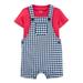 Carter s Child of Mine Baby Boy Overalls Set 2-Piece Sizes 0/3-24 Months