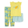 Carter s Child of Mine Toddler Girl Pajama Set 3-Piece Sizes 2T-5T