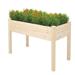 Tcbosik Raised Garden Bed Wood Planter Box with Legs Elevated Garden Bed for Vegetables Standing Garden Container Planter Raised Beds for Backyard Patio