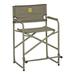 SJK Adult Big Tall Steel Compact Camping Chair With Footrest Supports 325 Lbs