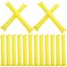 40 Pcs Party Sports Inflatable Stick Cheering (yellow (thick Version)) 40pcs Kids Toy Kids Toys Noisemaker Concert Gift Pe Child