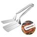 Ruifushidai Stainless Steel Food Clip Bread Meat Tongs Steak Clamp Cooking Tool Stainless Steel BBQ Universal For Children