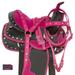 Cute Pony Pink Western Pleasure Trail Show Horse Saddle Tack Pad (10 )