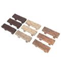 Wood-like Double Stool Garden Decors Resin Christmas Home DÃ©cor Desktop Modeling Lovers 9 Pcs